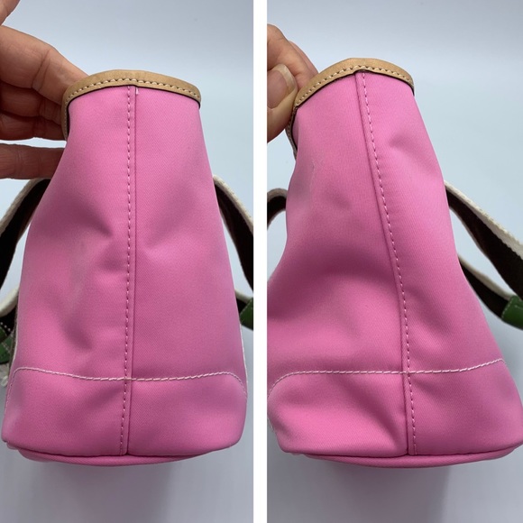 Coach Bag Canvas Mini Hampton Satchel Bag - Picture 9 of 16